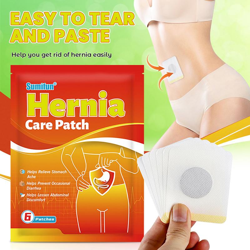 6Pcs Hernia Treatment Stickers Acupoint Stickers Baby Umbilical Hernia Pain Patch Adults Plaster