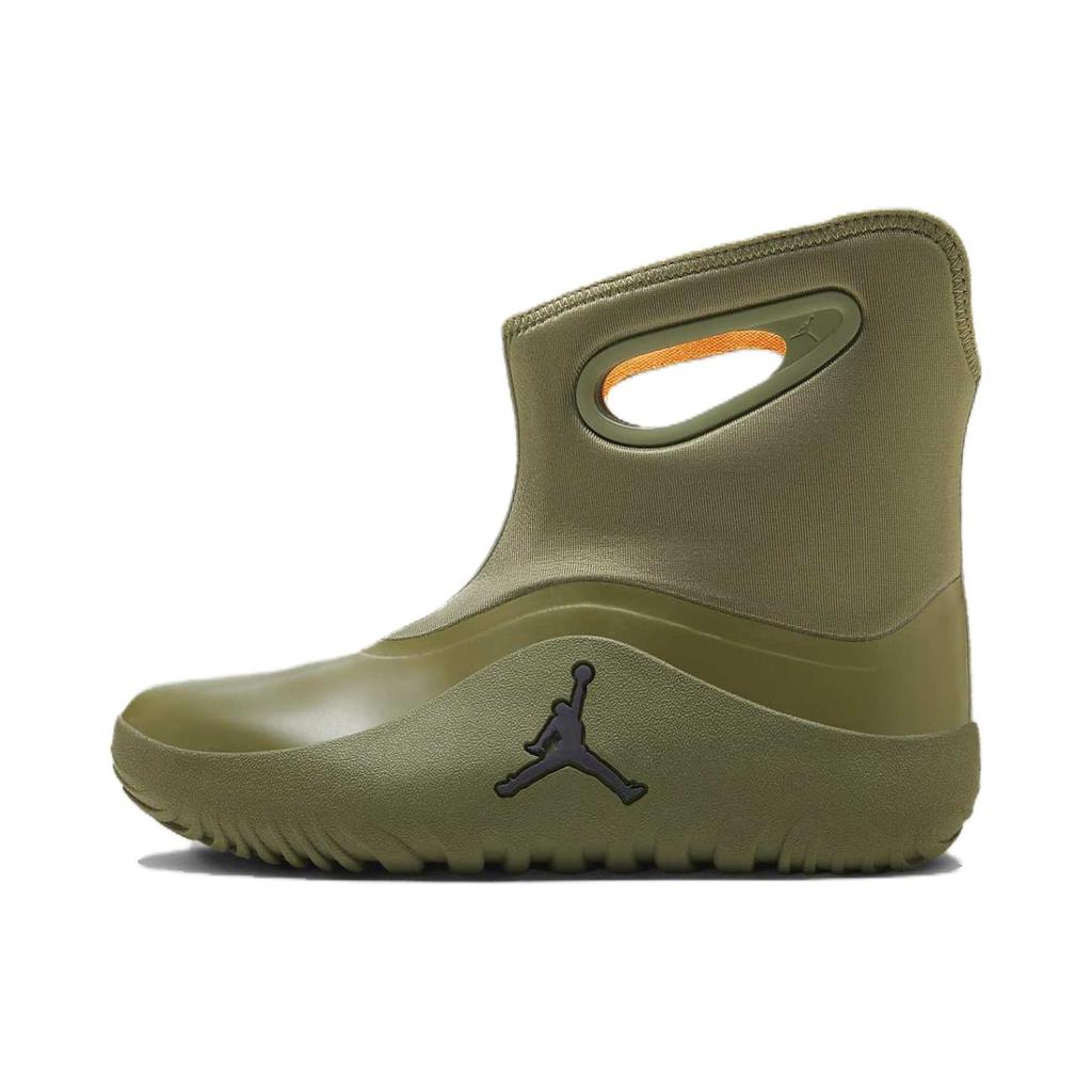 New Pre school Jordan Lil Drip Anti Slip Wear Resistant Low Shaft Kids' Boots Green FB9918-200