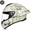ORZ-S802 Motorcycle Helmet, DOT Men's and Women's Full Face Helmet, Personalized, Cool, All Season, Big Tail Wing Helmet
