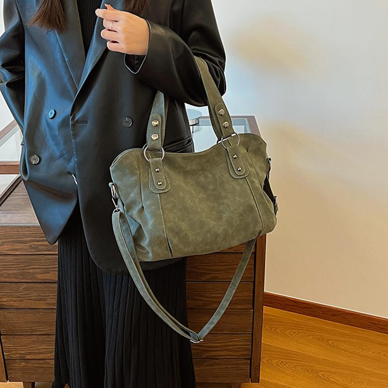 PU Tote Bag With Adjustable Shoulder Strap And Top Handle Design