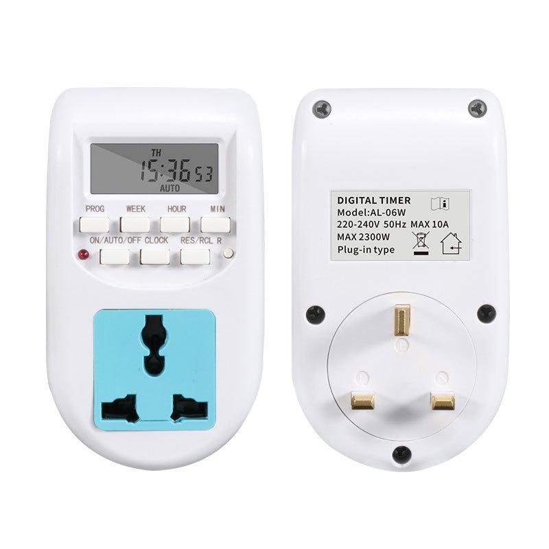 Eu Plug Timer Switch Digital Power Socket Energy Saving Adjustable Kitchen Timer Outlet Week Hour Programmable Timing Socket
