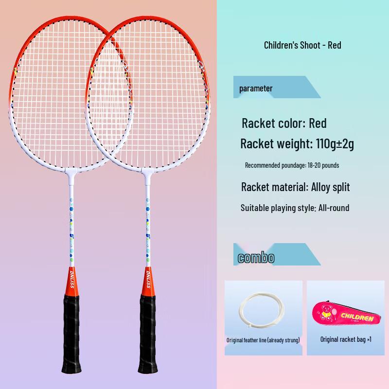 MR MOOSE Children s Badminton Racket Set