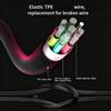 Corded In Ear Headphones With 3.5Mm / Type C Earbuds For Sports Running Gaming Bass Sound TPE Braided Cable