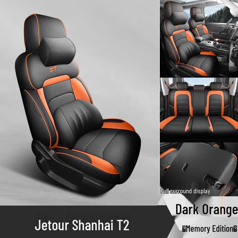 26-Model ShanHai T2 Perforated Leather Car Seat Cushion, All-Season Fit
