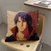 1pc Brain Unglaus Anime Characters Pillow Case Fashion Square Pillowcase Bedroom Sofa Room Ins Decoration Leisure