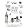 Journamm Timbri Vintage Carini Sigilli Fai da Te Timbri in Gomma Trasparente per Timbrare Scrapbooking Decorazione Materiali per Junk Journal Cancelleria