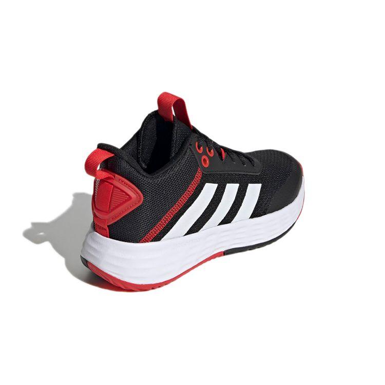 adidas Own The Game 2.0 J Black Vivid Red Kids Sneakers Core-Black Cloud-White H01555