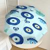 1PC evil eye hamsa Umbrella-8-Rib Reinforced, Automatic Open, Lightweight & Durable, Fashion Accessory for Outdoor, J0328