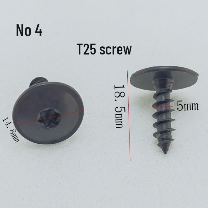 Volkswagen Lower Guard Fender Liner Screw Clip Fastener for Lavida, Passat, Magotan