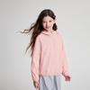 Disa Girls' Summer Color-Block Hooded Jacket