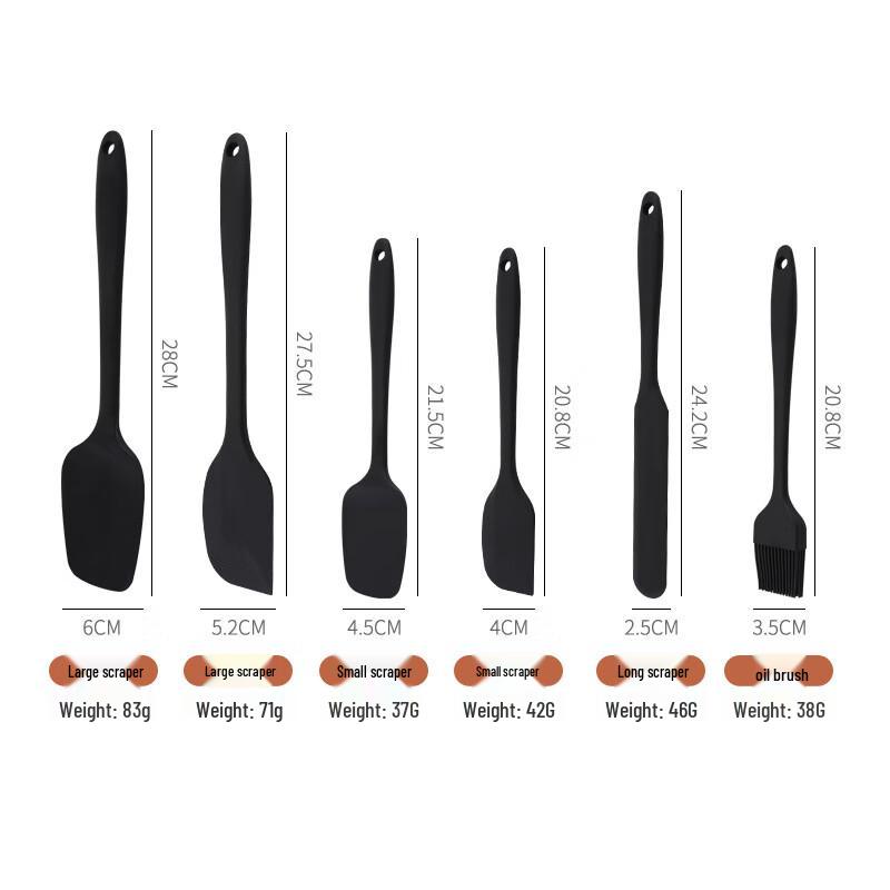 6-Piece Silicone Baking Tool Set