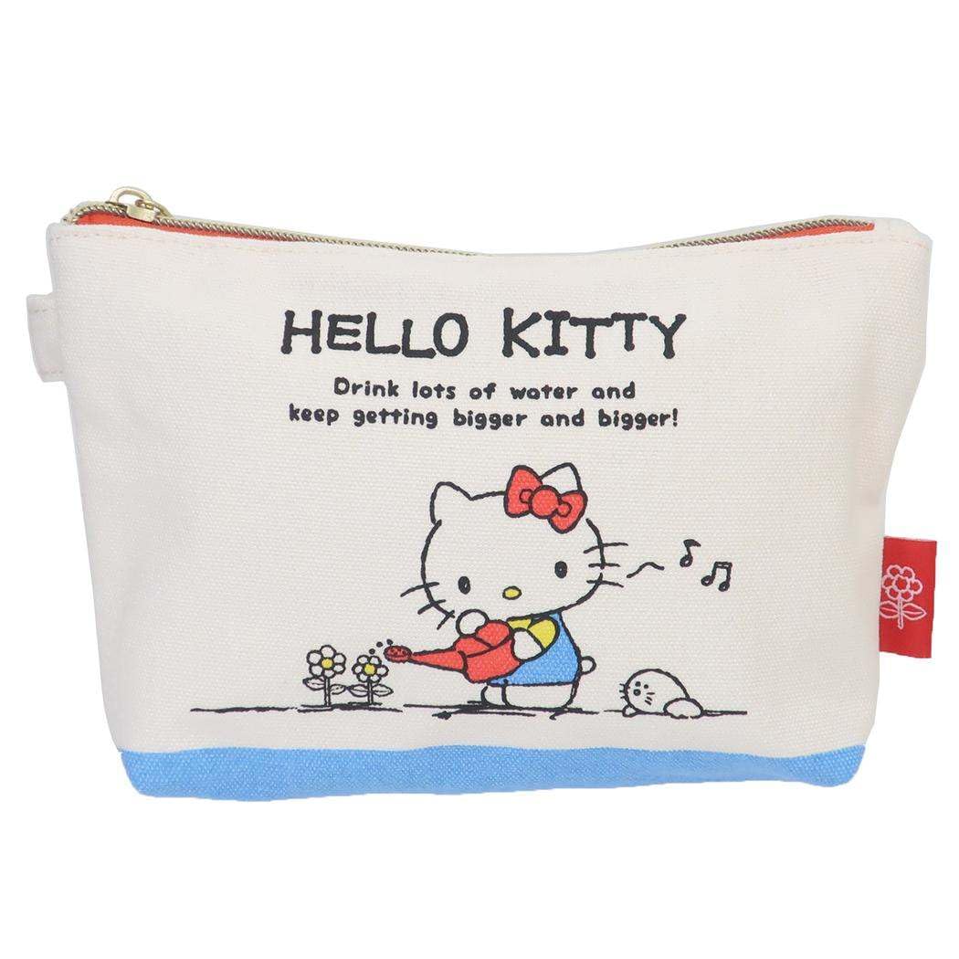 

K Company Холщовый косметический мешочек в форме лодочки Hello Kitty CHP3-KT