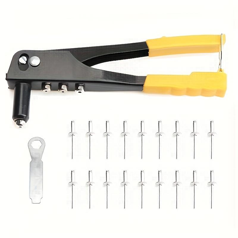 Heavy Duty Riveter Set Pop Rivet Gun Blind Rivets Assortment Kit Hand Tools Rivet Nut Tool+120 Nails