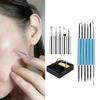 Professional 8Pieces Welding Kit With Ergonomic Handles For Jewelry Making And Model Building Soldering Iron