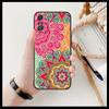 Art Flowers Banana Leaf  For Xiaomi Redmi Note 10S 10 9T 9S 9 8T 8 7S 7 6 5A 5 Pro Max Soft Black Phone Case