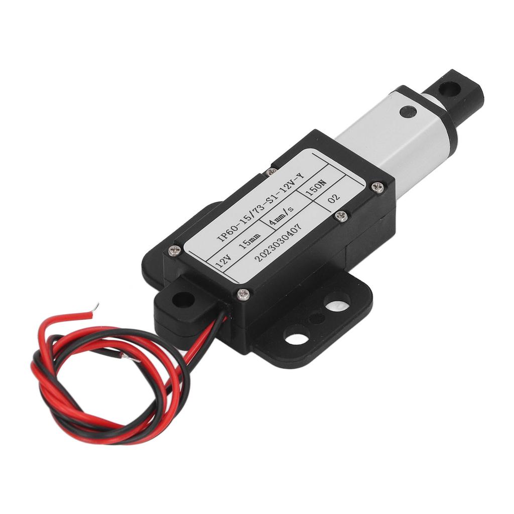 Electric Micro Linear Actuator 150N Aluminum Alloy 15mm Stroke Mini Motion Actuator for Industry 12V IP60YR