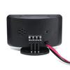 2in1 M10 -40 - 50℃ DC 12V-24V 9.5x6.3x3.2cm LCD Digital Gauge Voltage Pressure Water Temp Meter Alarm