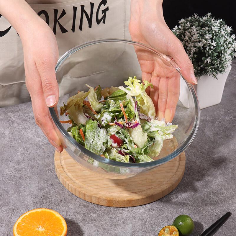 Baijie High Borosilicate Glass Mixing & Salad Bowl