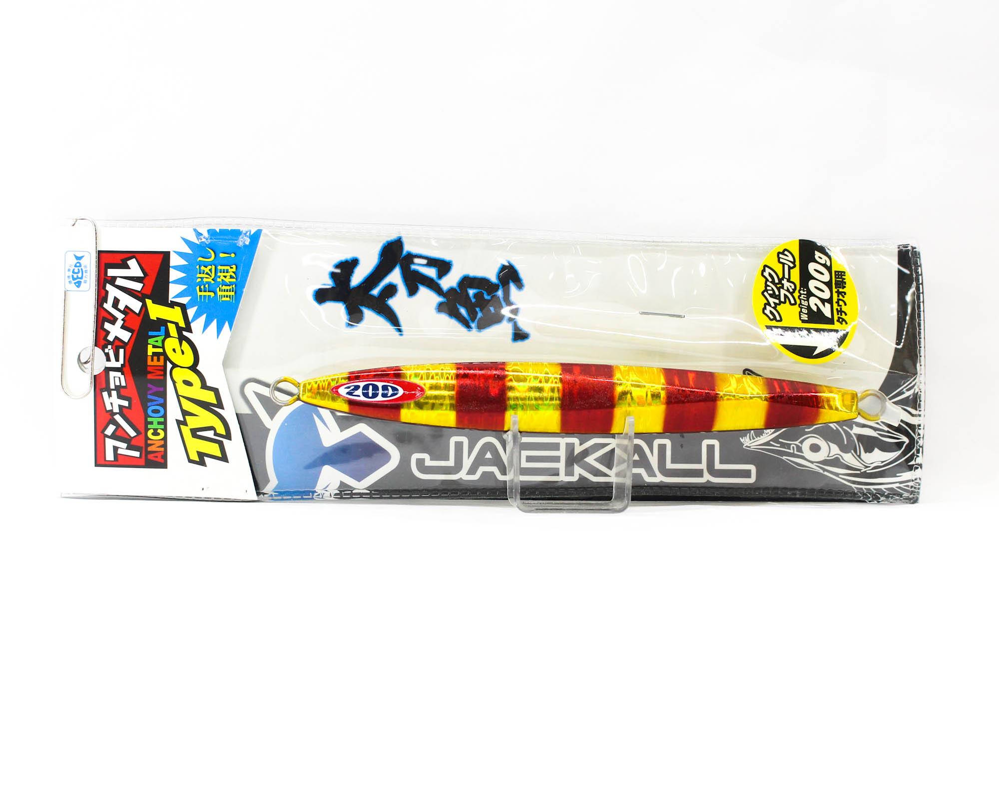 

Jackall Metal Jig Anchovy Type 1 Standard 200 grams Red Gold (0011)