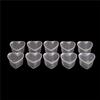 10Pcs/Lot Plastic Color Plasticine Clear Containers Glue Putty Foam Ball Storage Boxes Slime Storage