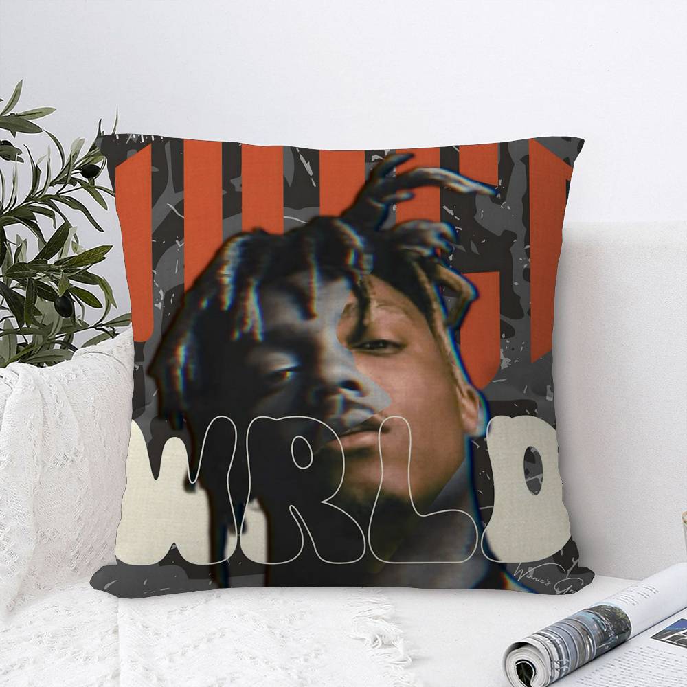Hip-Hop J-Juice W-Wrld Rapper Kissenbezug Toon Geschenk Kissenbezug Schlafzimmer Haus Sofa Stuhl Sitz Dekor Kissenbezug