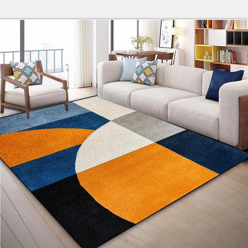 European Geometric Carpet for Living Room Large Area Decoration Modern Home Bedroom Rug Soft Non-slip 200x300 Lounge Sofa Mat