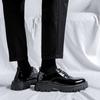 Men's Genuine Leather Shoes British Style Thick Sole Business Office Leather Shoes Banquet Wedding Outdoor Commuting Versatile