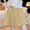 ZANZEA Womens Summer Casual Solid Color Loose Shorts Culottes
