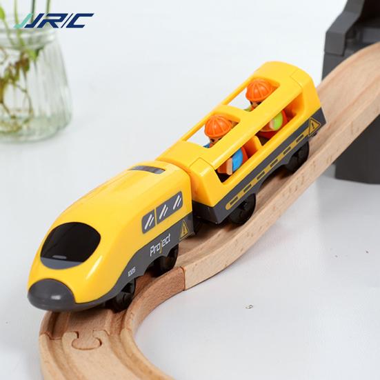 DYS Voice Broadcast Plastic Electric Train Children Kids Toy Gift with 2 Passengers