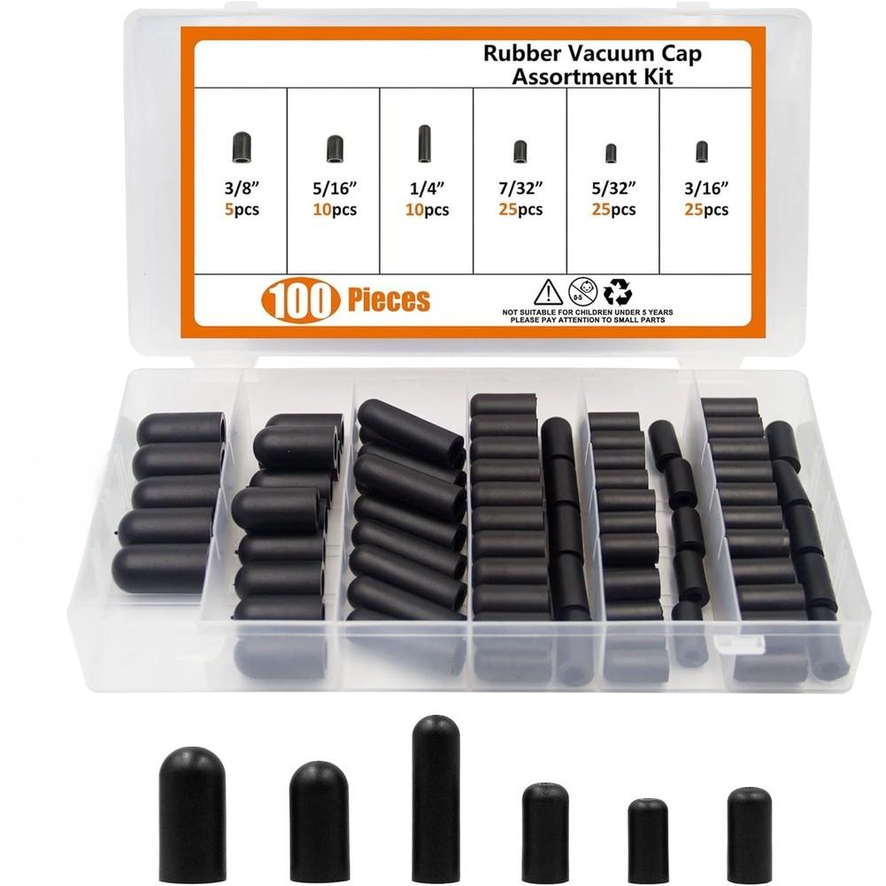 Car Carburetor Parts Rubber Dust Covers Vacuum Assortment Kit