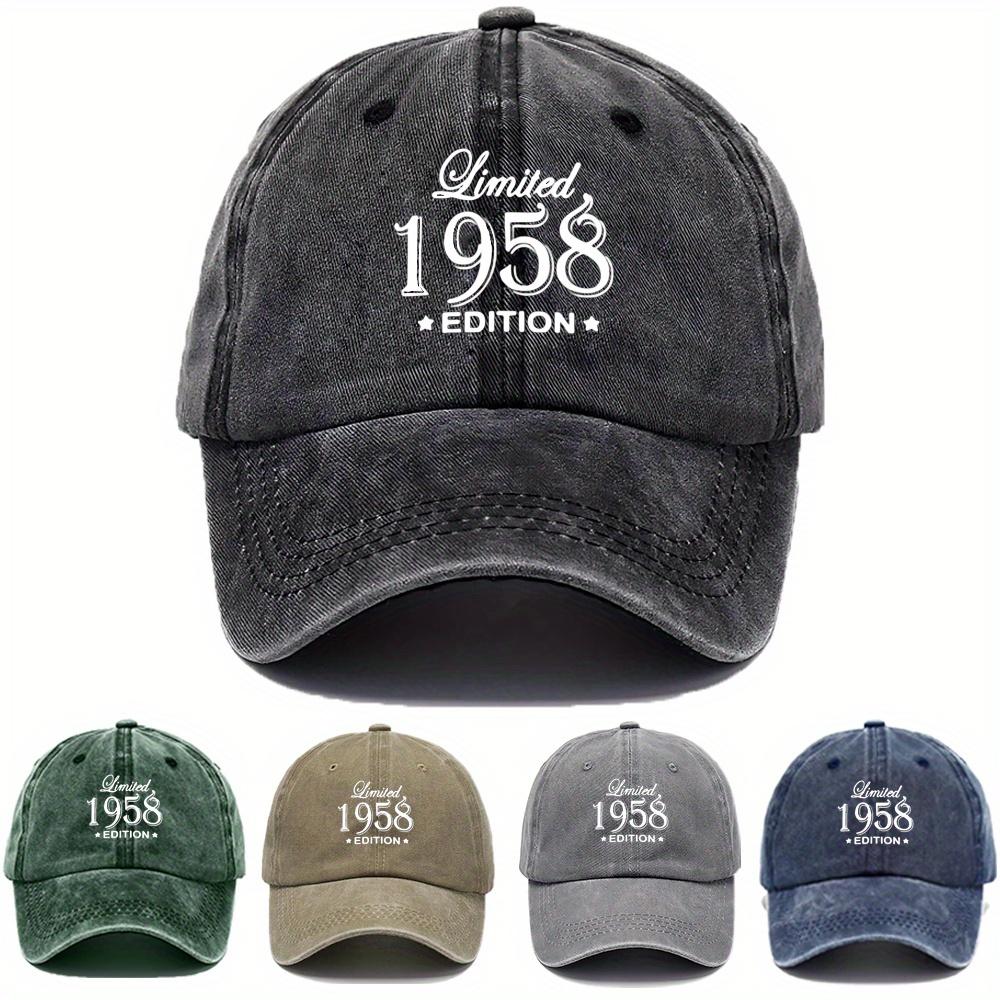 pc Adjustable washed cap with meter and fashionable letter print pattern suitable for outdoor travel camping parties