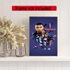 Mbappe Customize Your Name Diamond Painting Round Diamond Diy Frameless Holiday Artwork Suitable For Home Office Wall Decoration