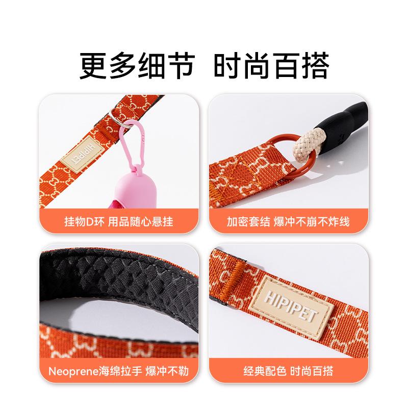 Dog Traction Rope Anti-explosion Rush P Rope P Chain Walking Dog Rope Dog Chain Small Medium and Large Dog Anti-winding Bolt Dog Training Dog Rope