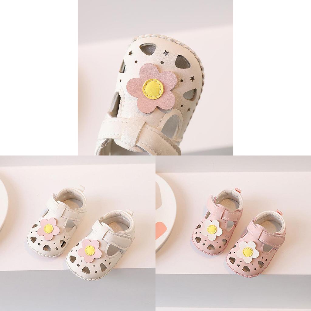 Princess Baby Shoes For Girls Soft Sole Summer Walkers With Magic Tape For Toddler Infants