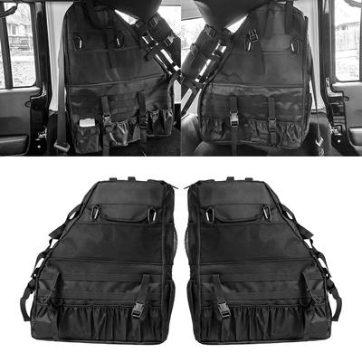 Για Jeep Wrangler JK 4-Door 2007-2019 Roll Bar Storage Bag Cage Cargo JKU TJ JL Saddle Bag Multi-Pocket Organizers Storage Bag