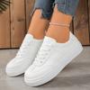 Fashion New High-quality Solid Color Simple Joker Women's Shoes 2025 Spring and Autumn Leisure Round-headed Low-heeled Vulcanized Shoes