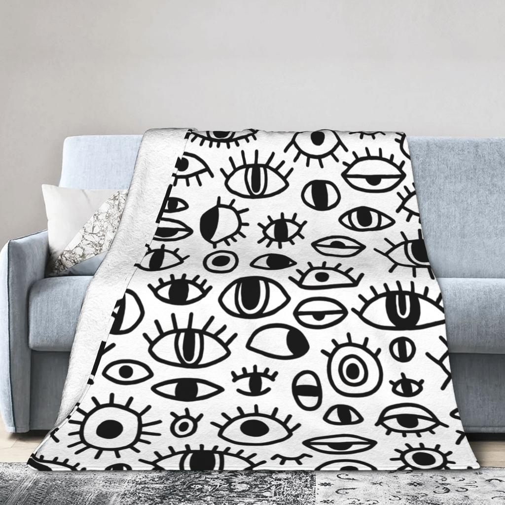 Eye Pattern Blanket Quality Soft  Throw Blanket Winter Kids Adult Home Decor Fluffy Bedspread
