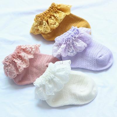 Baby Mädchen Socken Atmungsaktive Baumwolle Spitze Rüschen Prinzessin Mesh Socken Kinder Knöchel Kurze Socke Weiß Rosa Gelb Mädchen Kinder Kleinkind