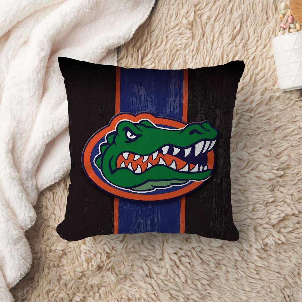 F-Florida G-Gator Cushion Cover Car Throw Pillow Case For Sofa Car Christmas Gift 40X40Cm 45X45Cm