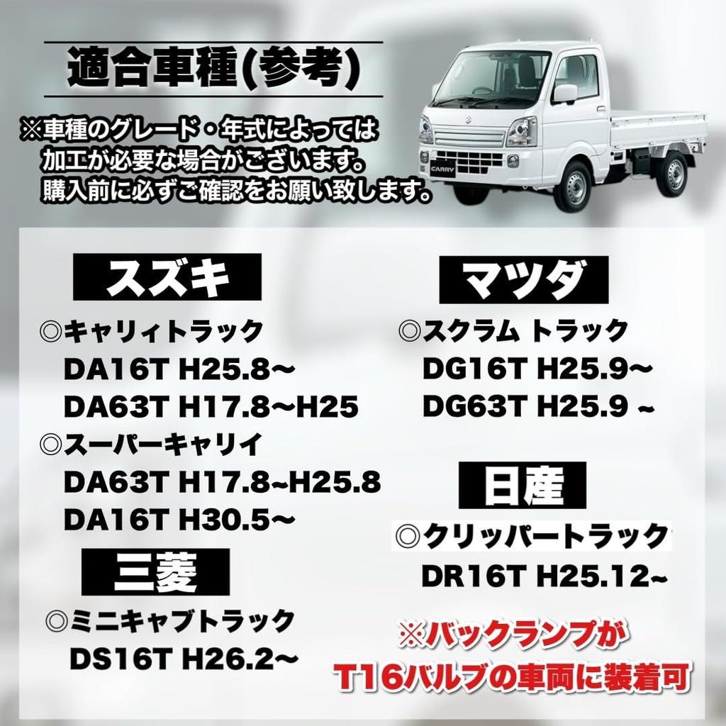 Kanoan LED Back Lamp Unit for Suzuki Carry Truck DA16T DA63T Etc Clear Lens