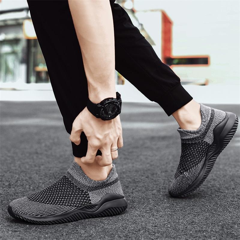 Fast Shipping Sock Shoes For Men Tenis Breathable Male Sneakers Outdoor Casual Loafers Walking Shoe Big Size47