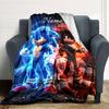 Custom Name Sonic Adventure Sonic Hedgehog Party Blanket For Couch Bed Plush Cozy Fuzzy Blanket Super Soft Warm Blankets For Fall And Winter 0916237