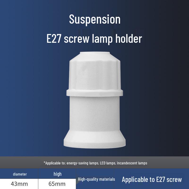 Dulie universală E27 cu filet cu pandantiv - Soclu cu suspensie compatibil LED