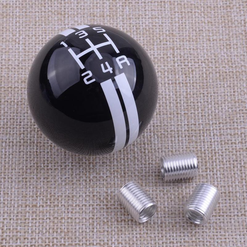 5 Speed Gear Shift Knob Shifter Lever Ball Head Fit for Ford Mustang Shelby GT500