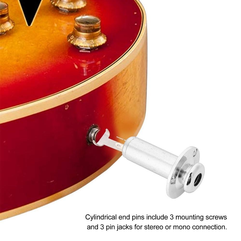 Metal Output Jack Socket Black/Gold/Silver Electric Guitar Output Jack  Electric Guitar