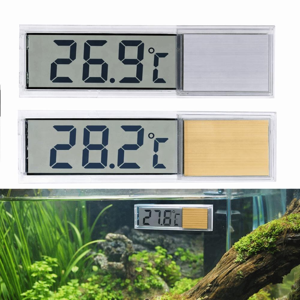 Electronic Display Aquarium Thermometer Waterproof Water Temperature Meter Fish Tank Monitoring