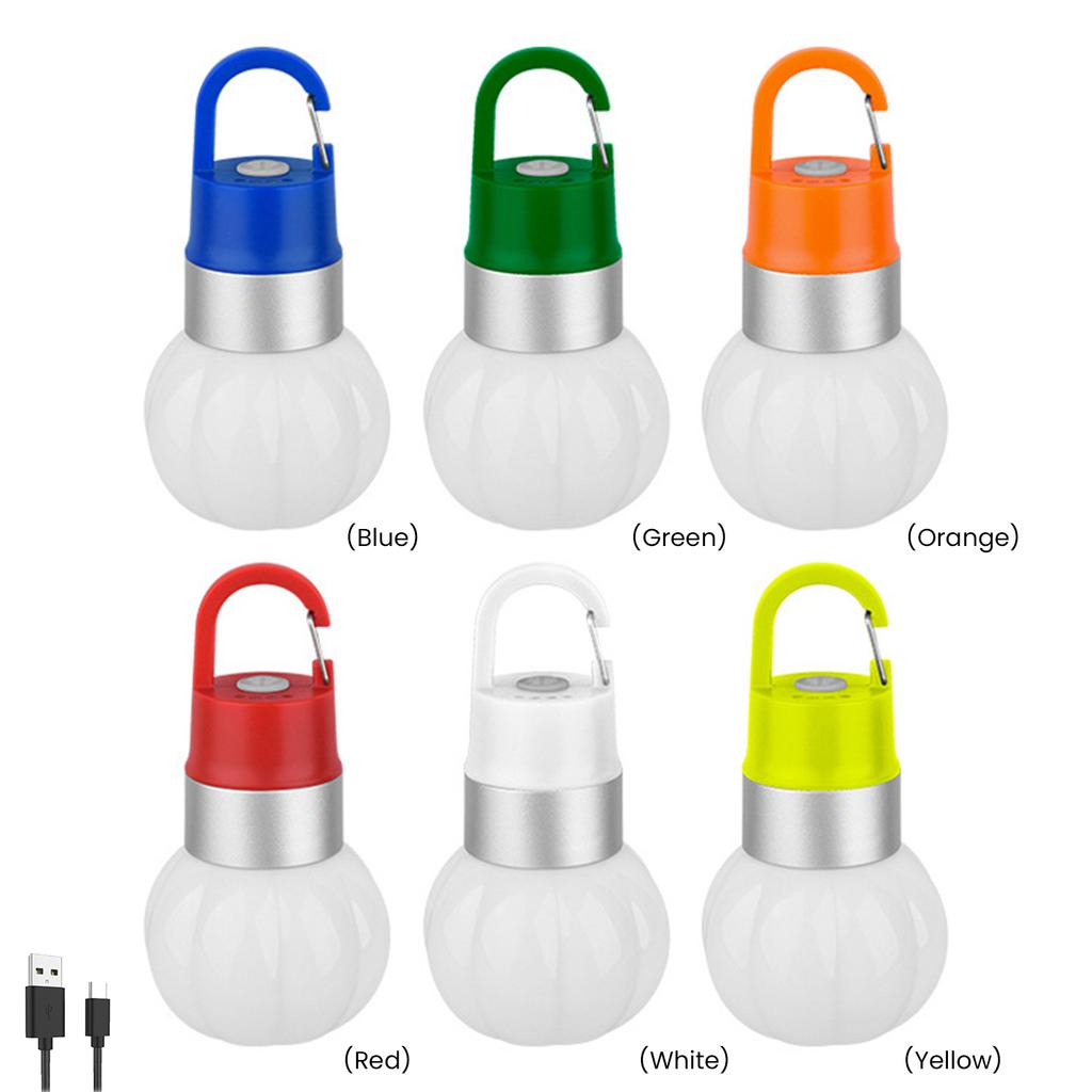 Portable Outdoor Camping Light with Hook Detachable Bottle Cap Light Rechargeable for Camping Hiking Backpacking Fishing