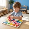 Alphabet Arithmetic Wooden Puzzle Montessori Educational Toy Kids Number Learning For Classroom Home