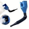 Collapsible Funnels for Transferring Gasoline in And Motorcycles, Designed for Flexible Draining And Filtering