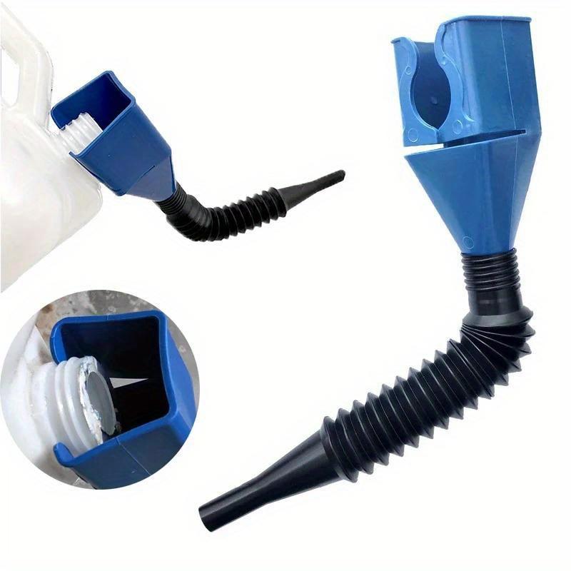 Collapsible Funnels for Transferring Gasoline in And Motorcycles, Designed for Flexible Draining And Filtering